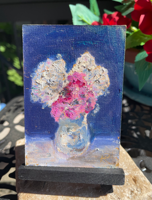 Gathered at Dusk aceo art card thumbnail 1