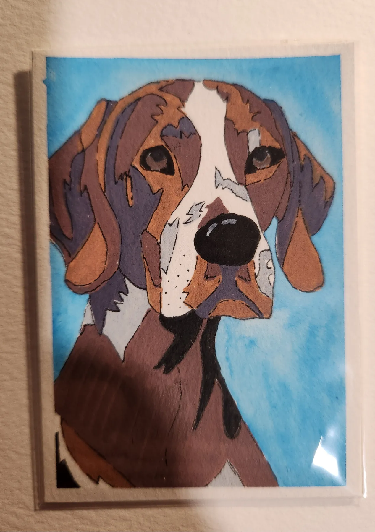 Hunter aceo art card