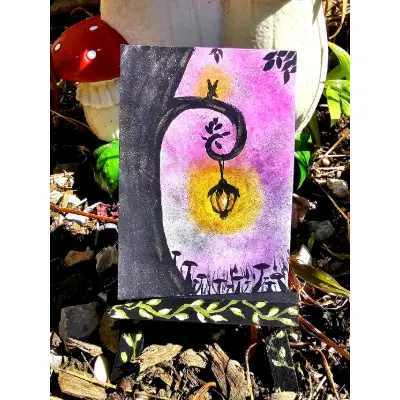 Fae light aceo art card thumbnail 1