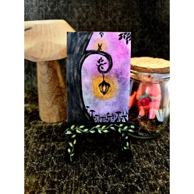 Fae light aceo art card thumbnail 2