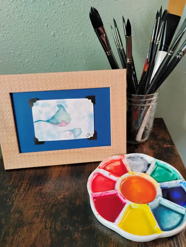 Graceful Journey aceo art card