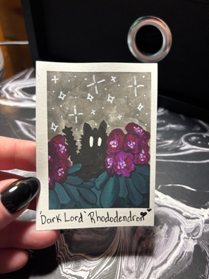 Spooky Baby: Rhododendron aceo art card thumbnail 2