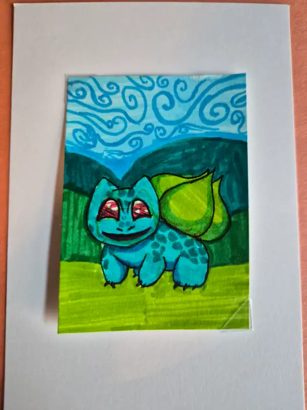 Bulbasaur aceo art card