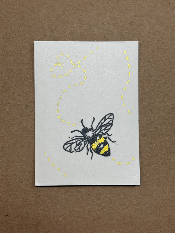Flight of the Bee aceo art card