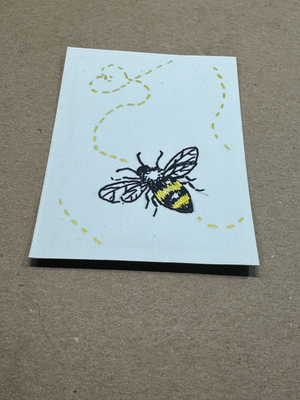 Flight of the Bee aceo art card thumbnail 4
