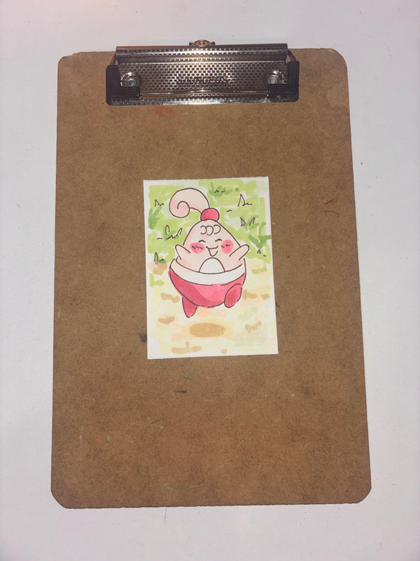 “Happiny” Pokemon aceo art card
