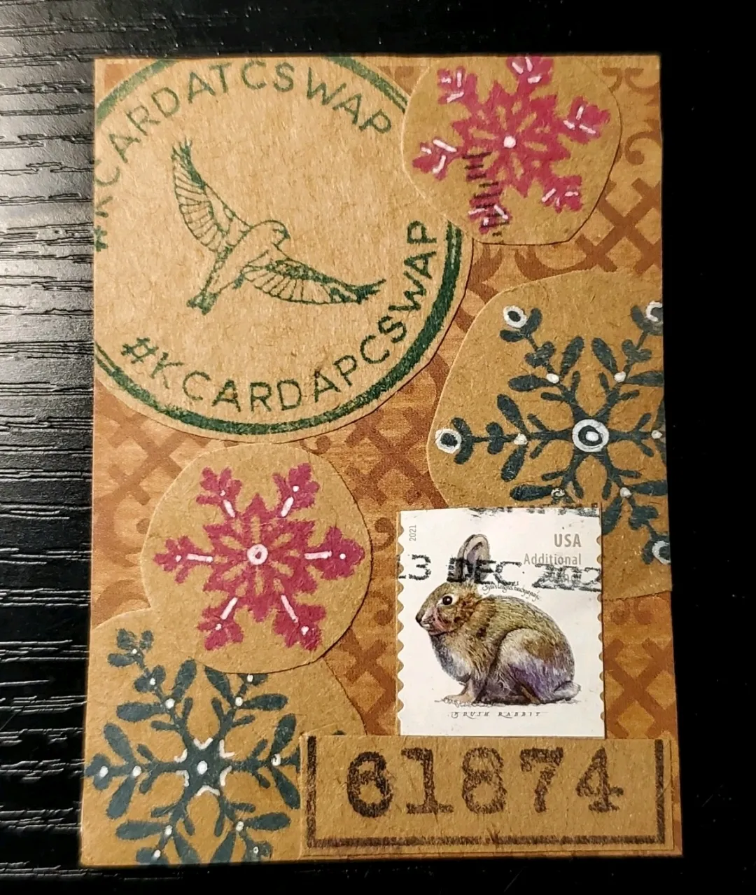 Scrap Art 3 aceo art card