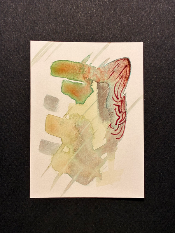 Poison Rocket aceo art card