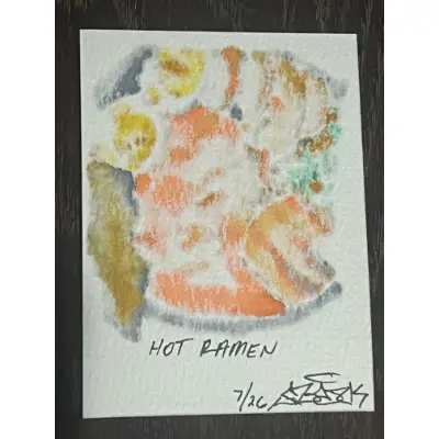Spicy Ramen aceo art card thumbnail 2