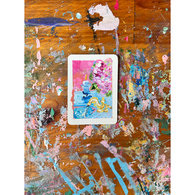 Glamour magic 1 aceo art card thumbnail 2