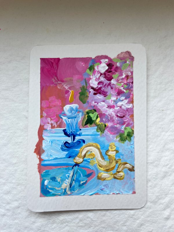 Glamour magic 1 aceo art card