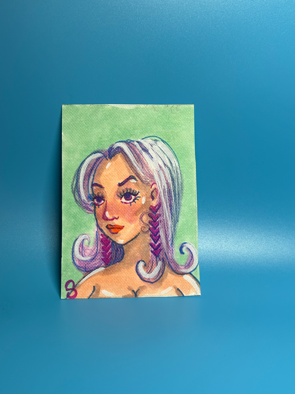 Britney Bitch aceo art card