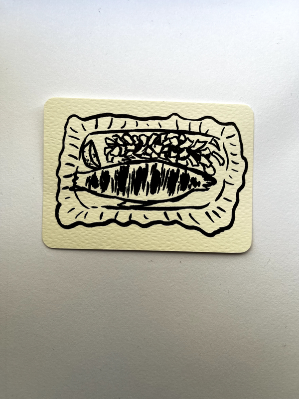 Ink Drawing kb.creations signed ACEO aceo art card