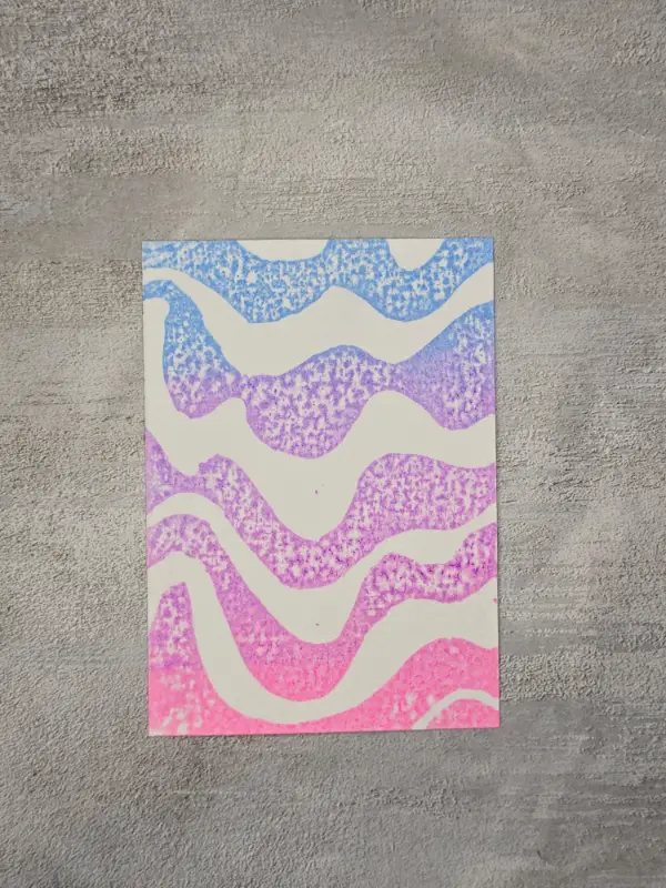 Groovy aceo art card