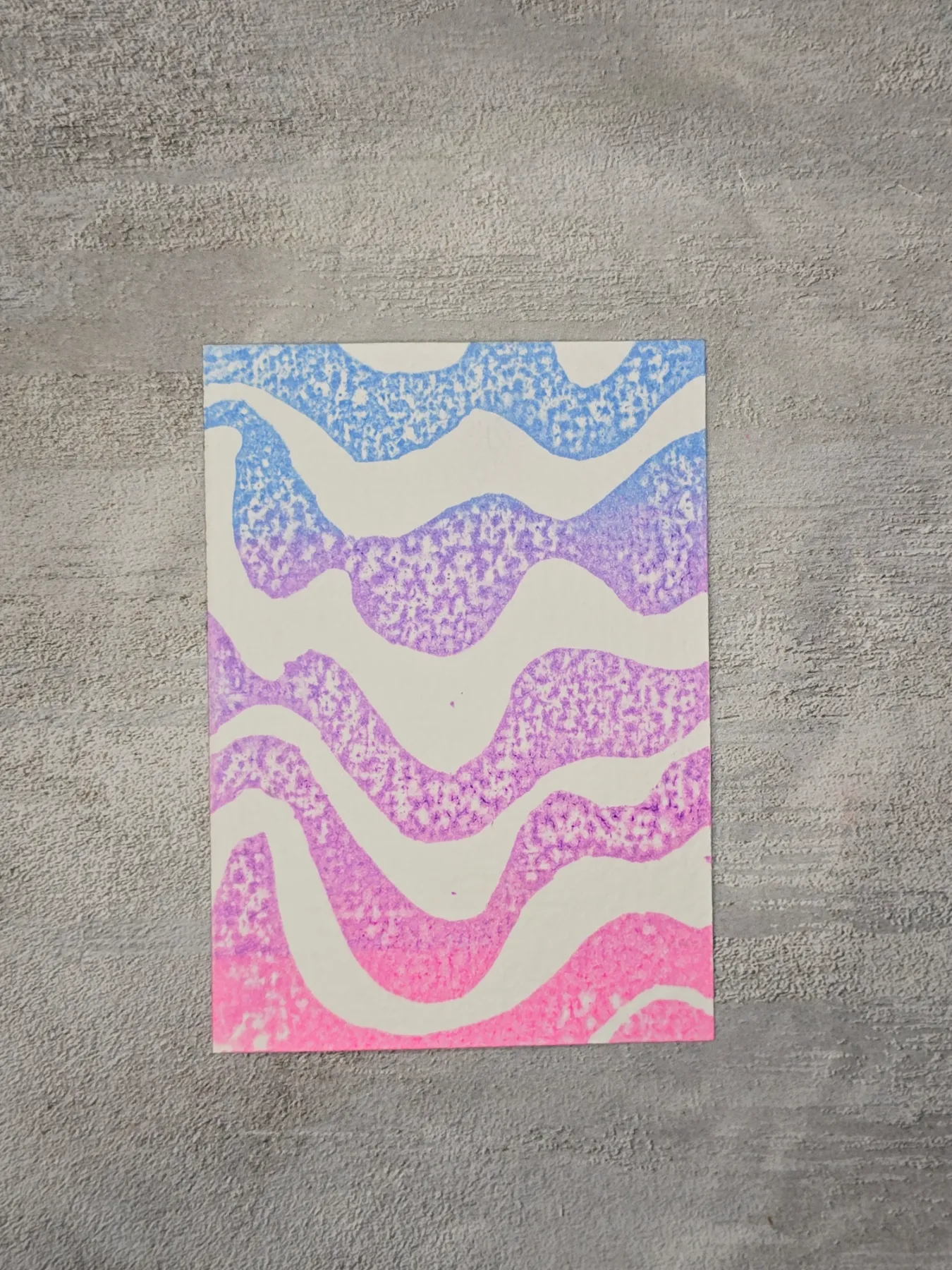 Groovy aceo art card