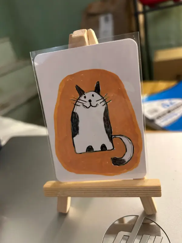Whimsical Cat ACEO Cards – Original Miniature Art Collectibles aceo art card