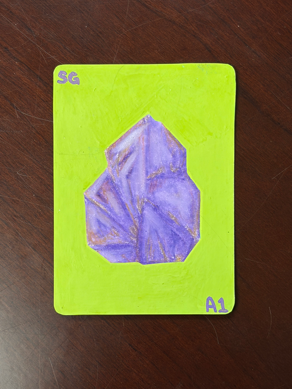 Amethyst aceo art card