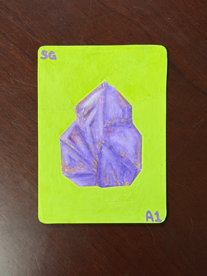 Amethyst aceo art card thumbnail 1