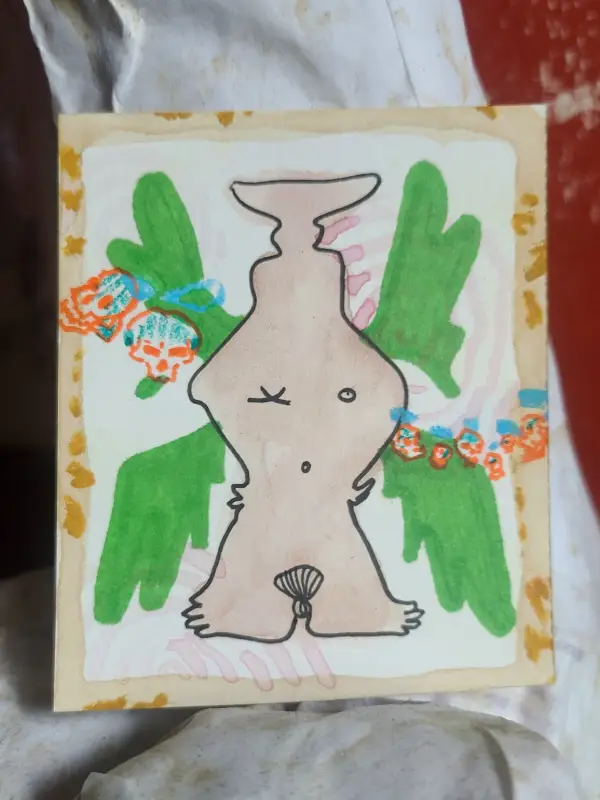 1/4: POTS aceo art card