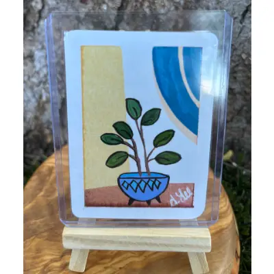 House Plant IV: Series I aceo art card thumbnail 2