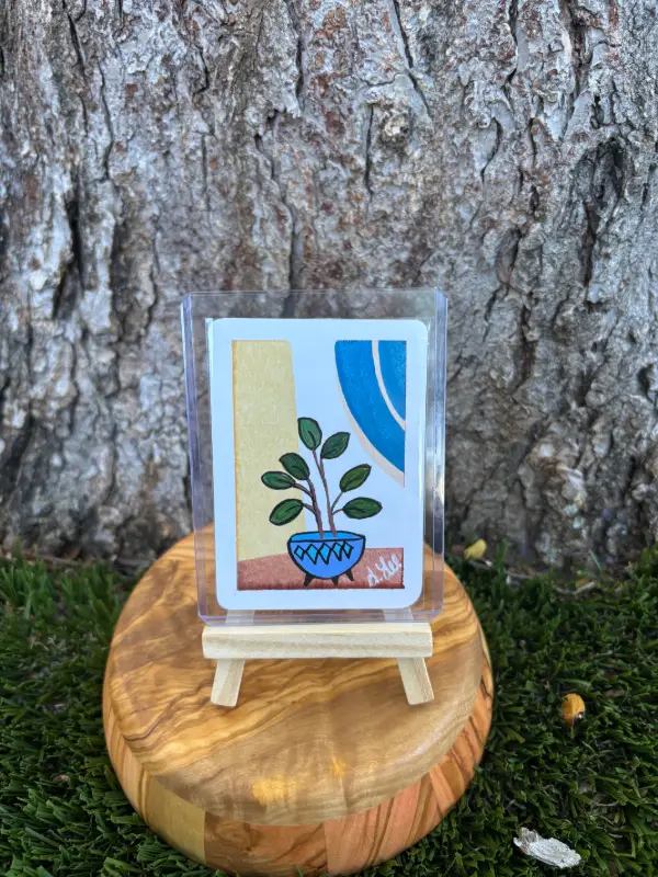 House Plant IV: Series I aceo art card