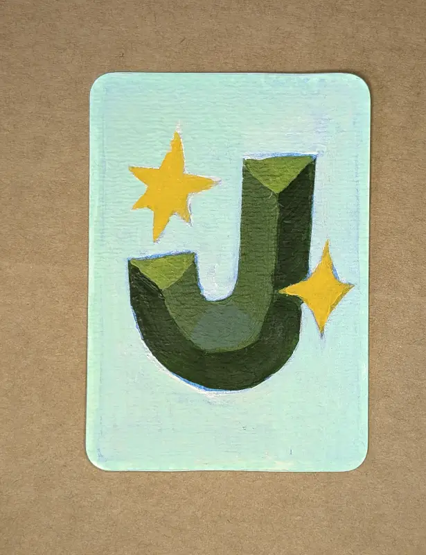 Sparkle J #4 aceo art card