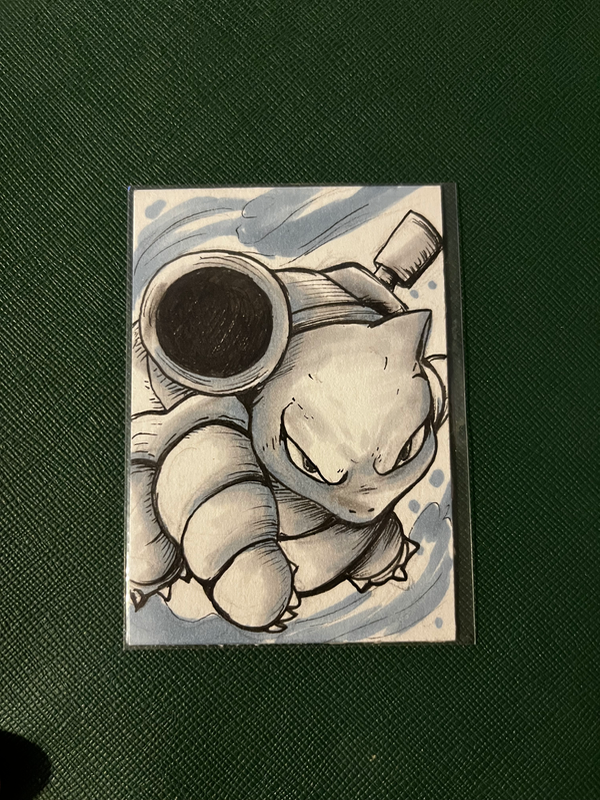 Blastoise aceo art card