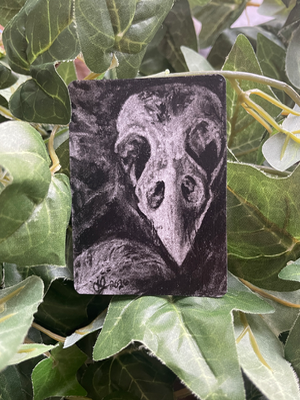Bird Skull, 2nd batch 1/9 aceo art card thumbnail 1