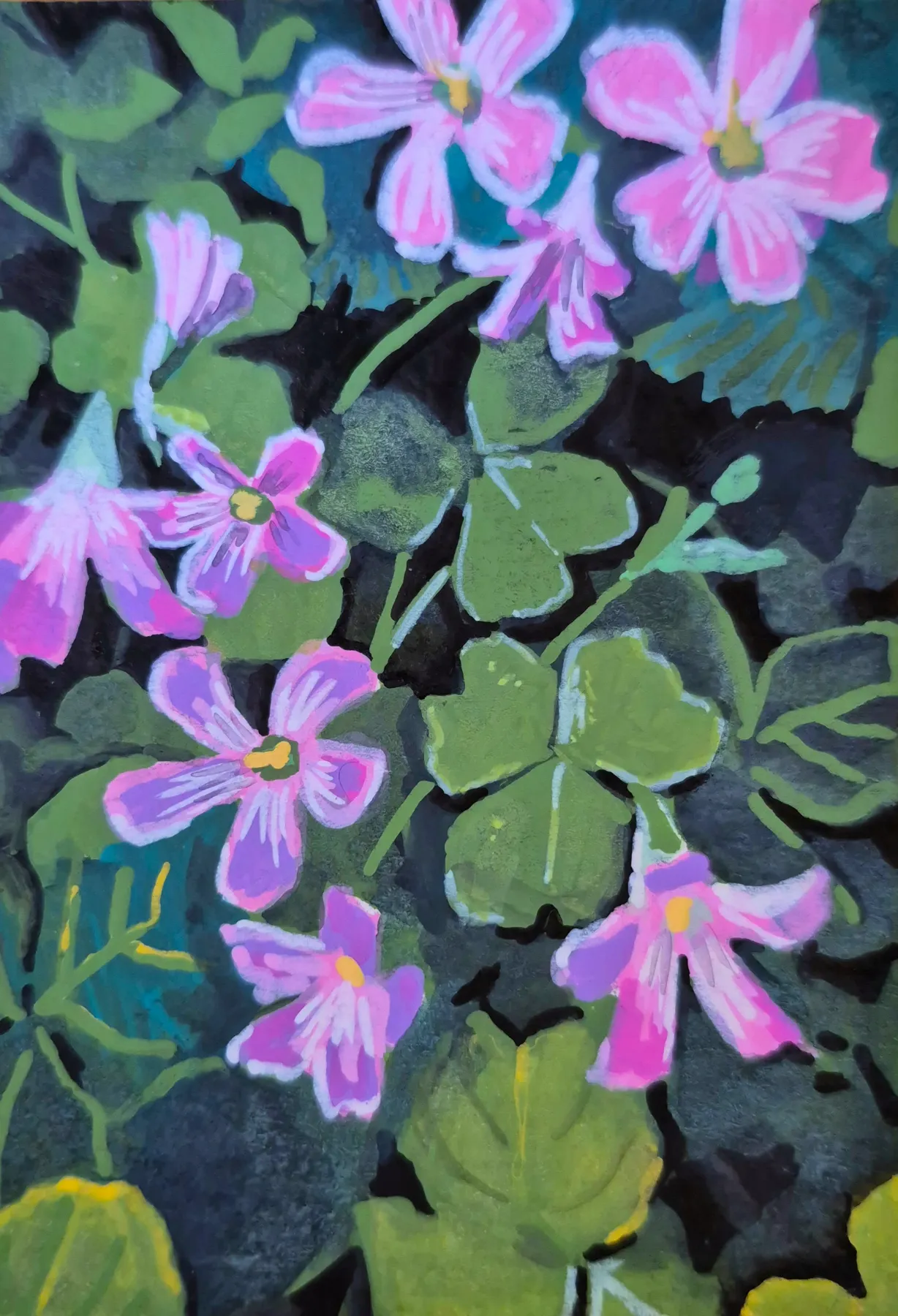 In the weeds- 1 aceo art card