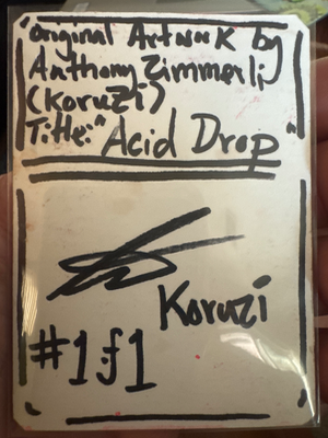 Acid drop aceo art card thumbnail 2