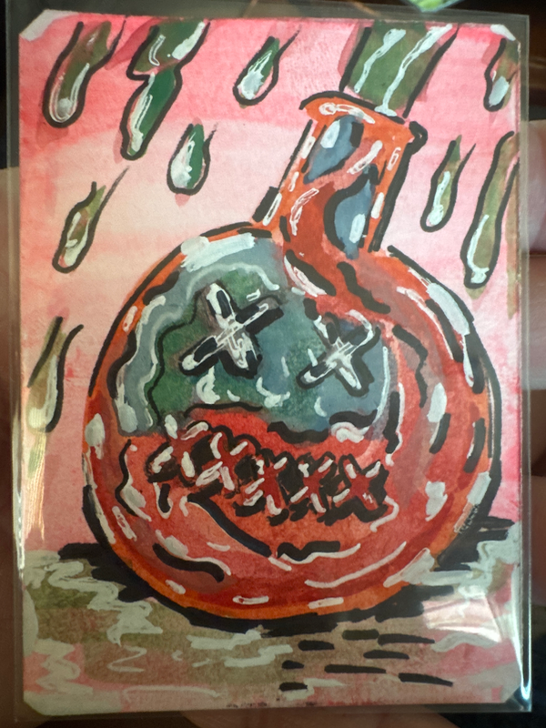 Acid drop aceo art card