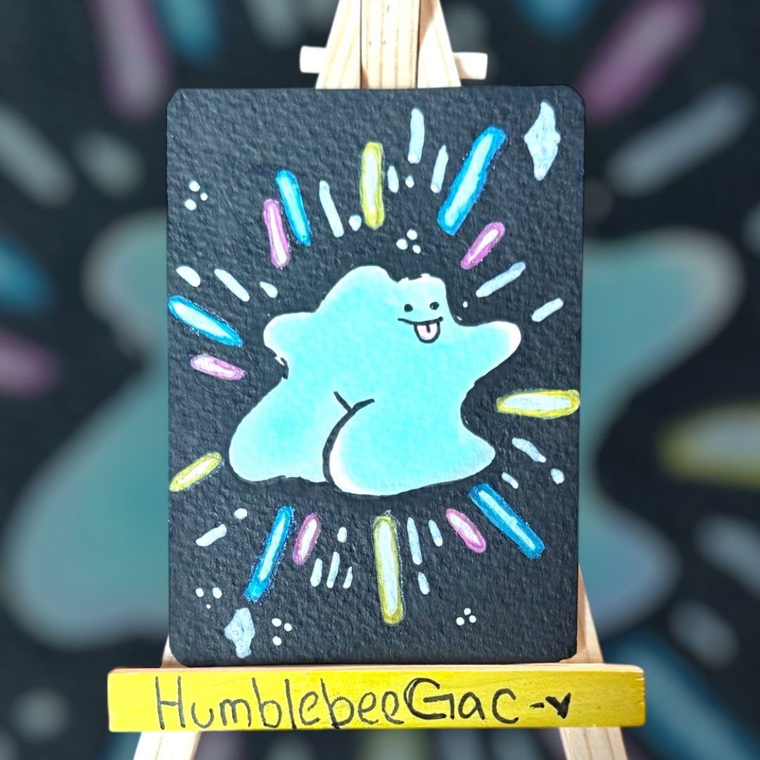 ✨ SHINY ✨  appeared! aceo art card