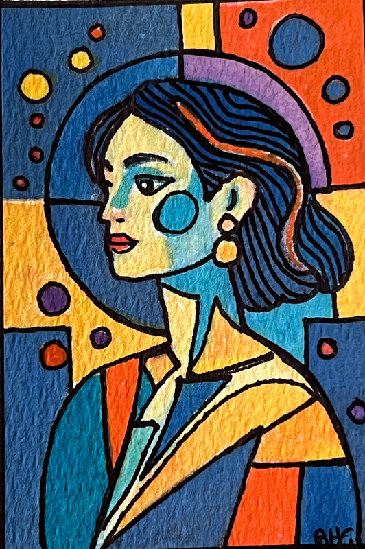 Cosmos 1 aceo art card