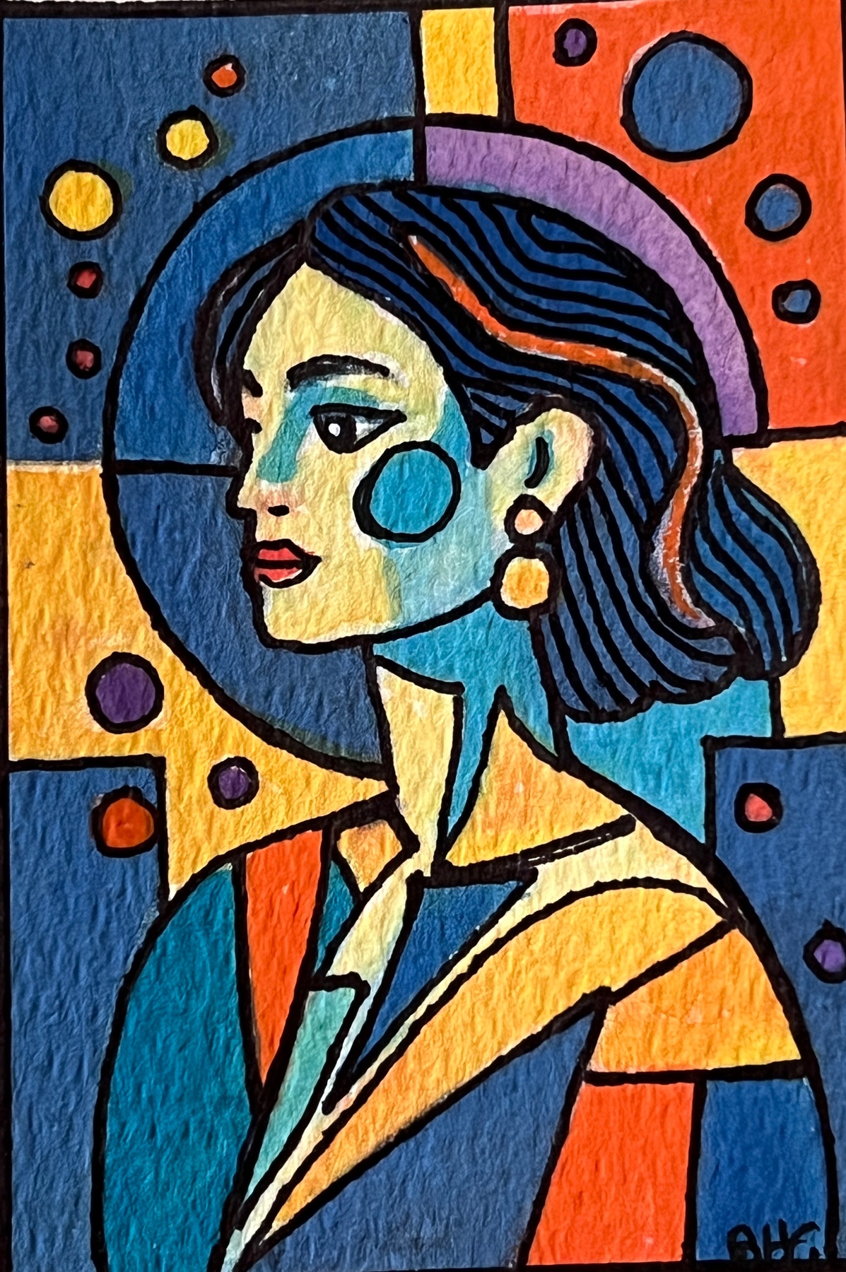 Cosmos 1 aceo art card