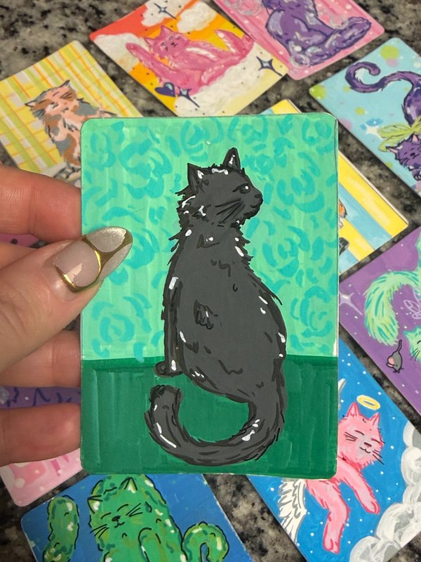 Shy Guy aceo art card