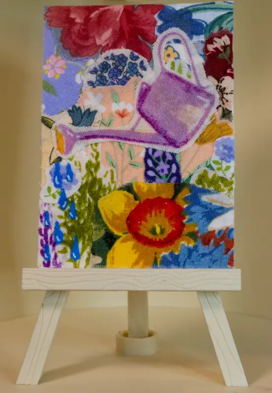 Watered Bloom aceo art card