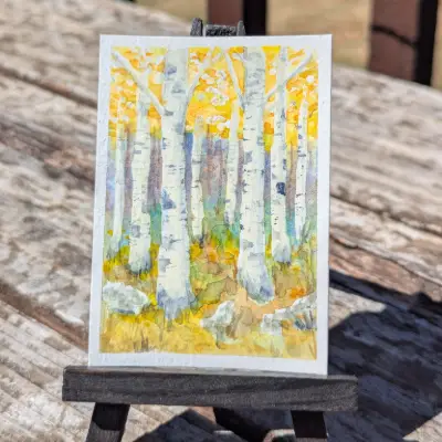High Country #3 aceo art card thumbnail 2