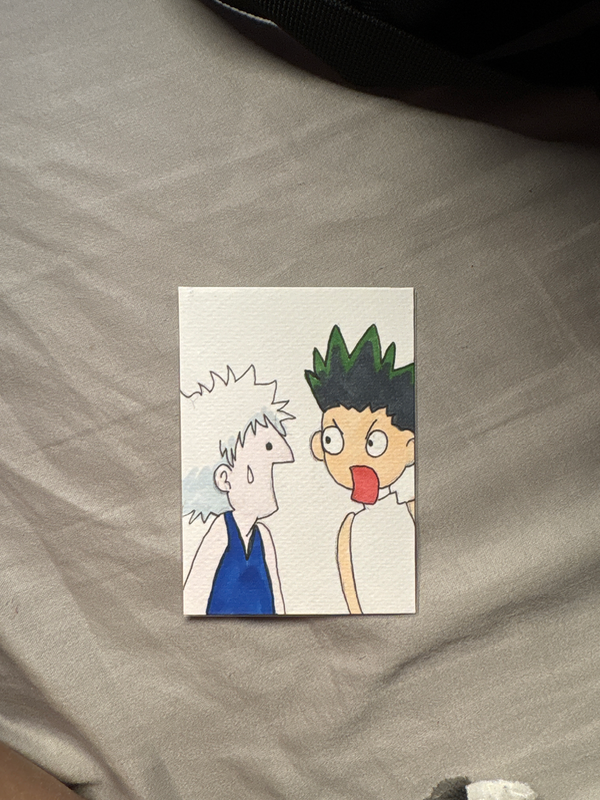 💚 🩵 aceo art card