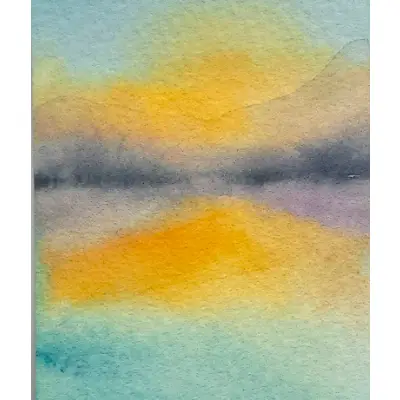 Golden Hour aceo art card thumbnail 2