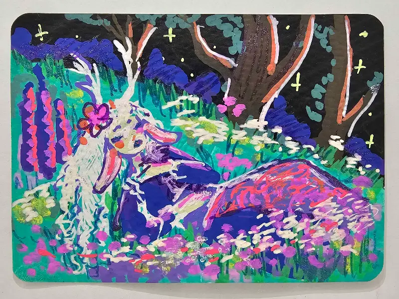Sleeping Beauty aceo art card