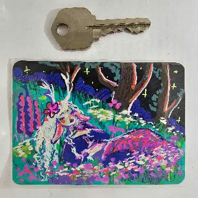 Sleeping Beauty aceo art card thumbnail 2