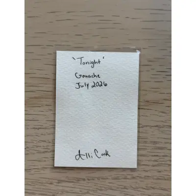 Tonight aceo art card thumbnail 2