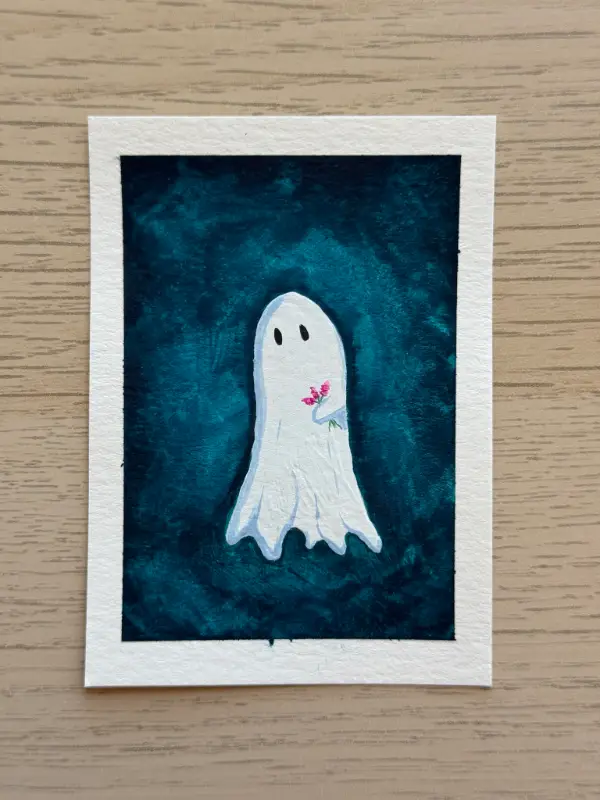 Tonight aceo art card