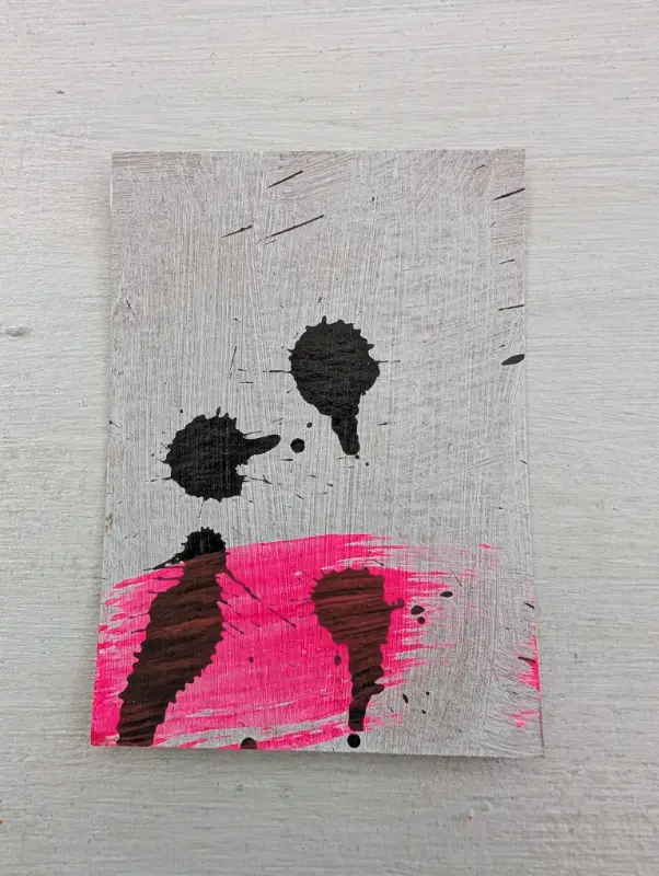 Can't hide it #2 of 12 aceo art card