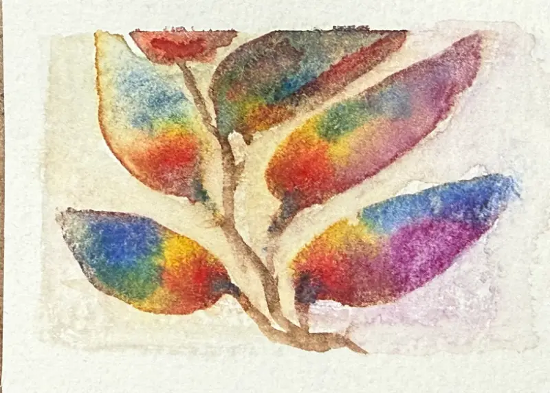 Leaves of Wonder aceo art card