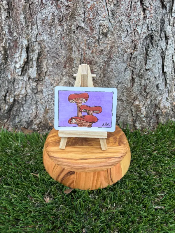 Truffle Trio aceo art card