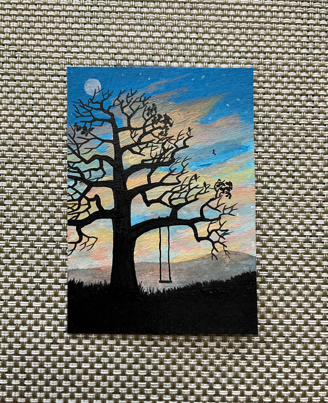 “A Peaceful Place” aceo art card