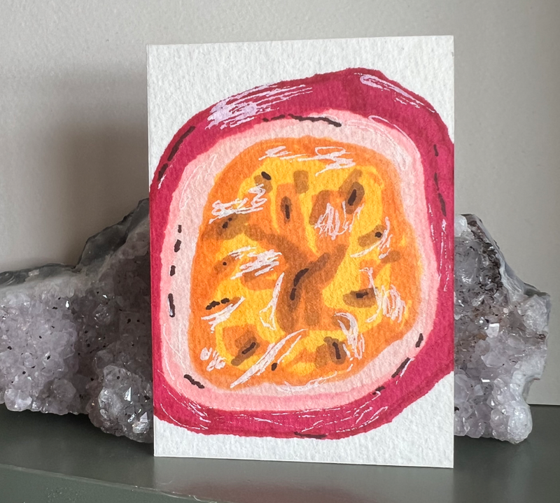 passion aceo art card