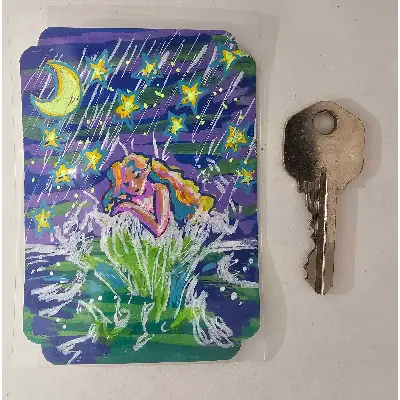 Rainy Night aceo art card thumbnail 2