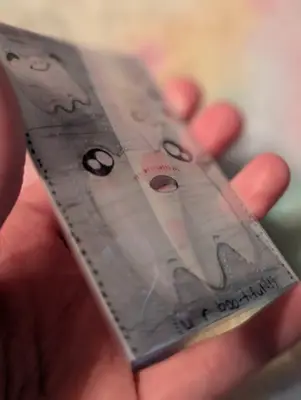 'You are Boo-tiful' GHOST RARE Inspo-Frog 11/10 aceo art card thumbnail 4